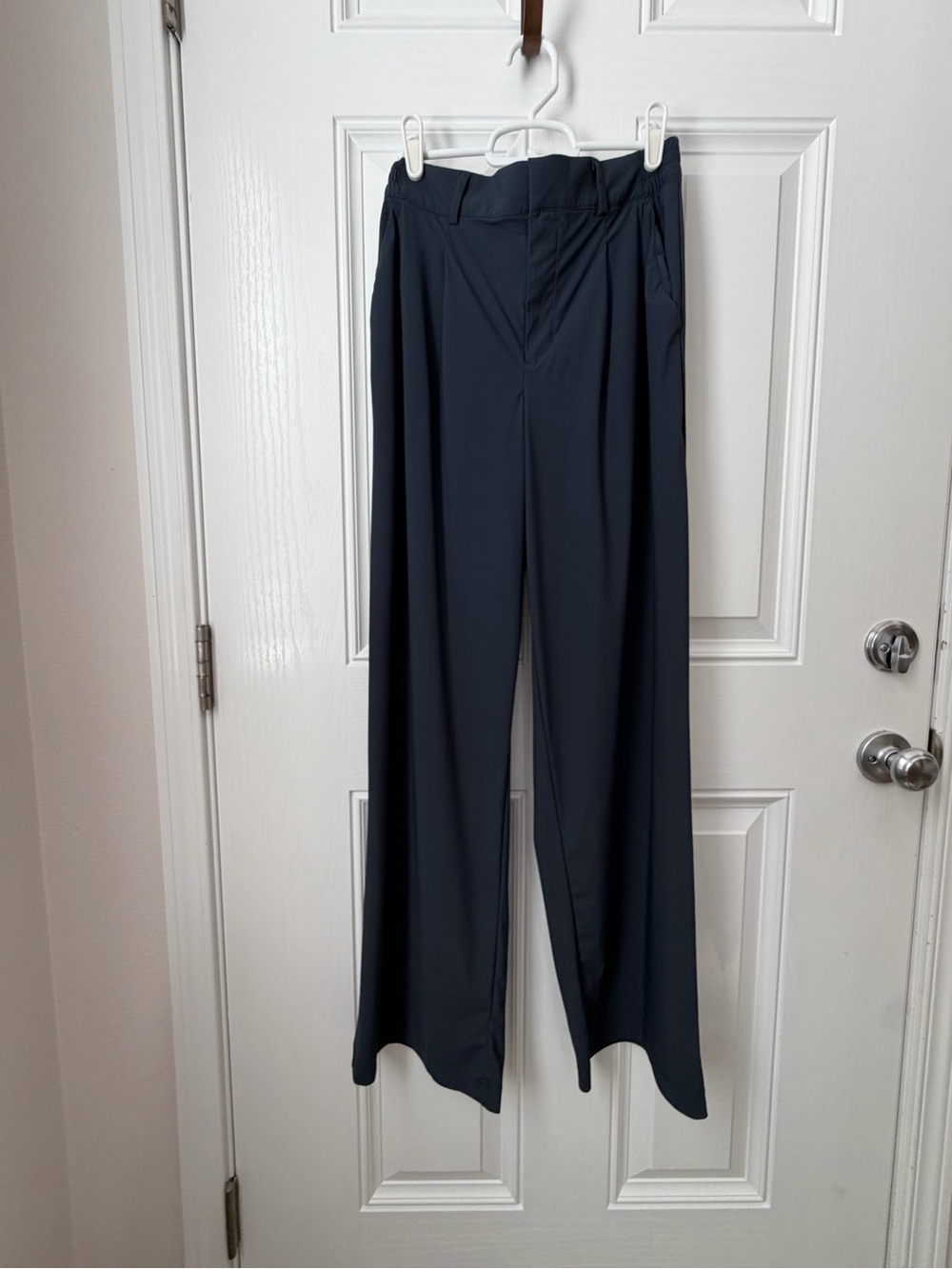 Old Navy Dark Navy High-Waist Wide-Leg Trousers